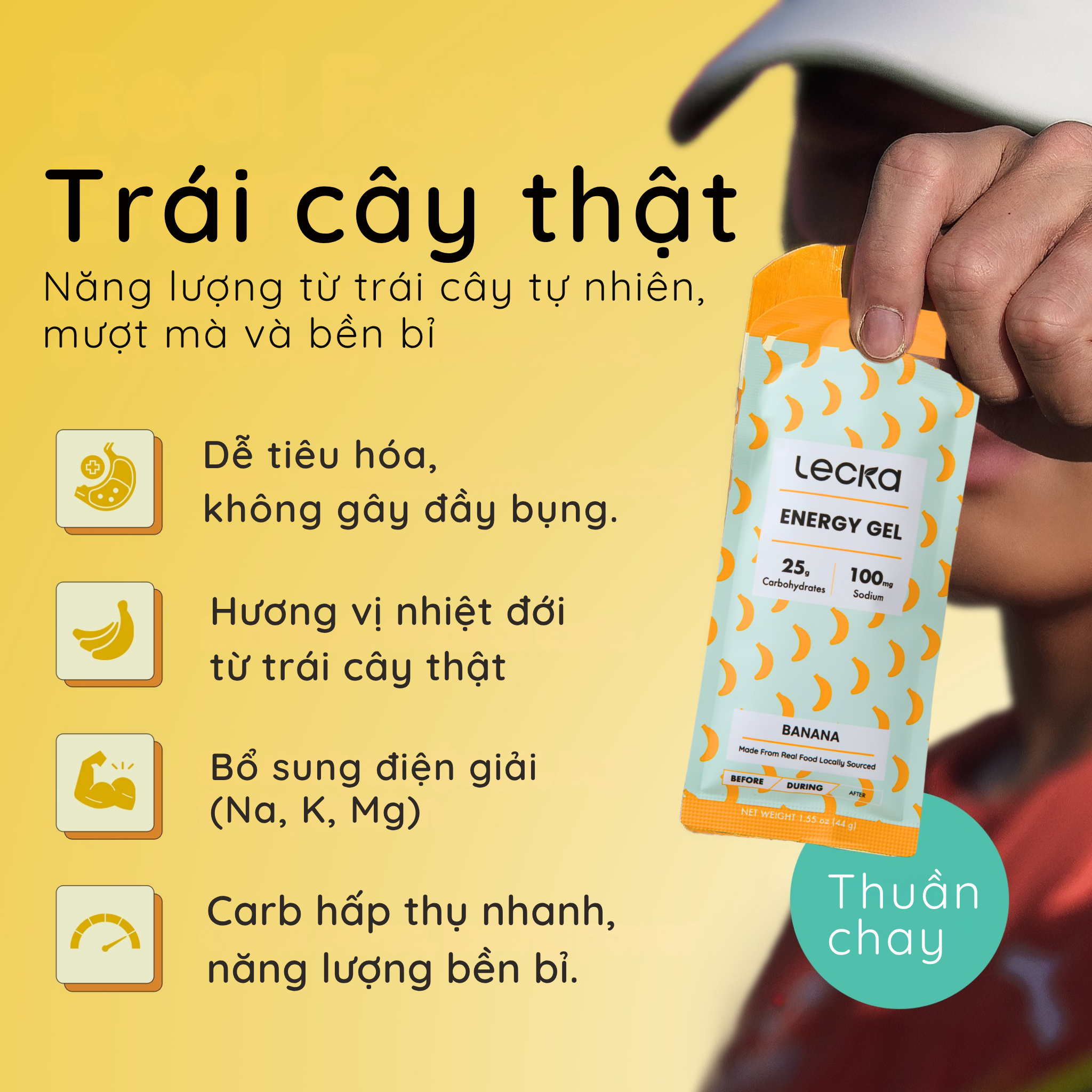 Gel năng lượng vị Chuối