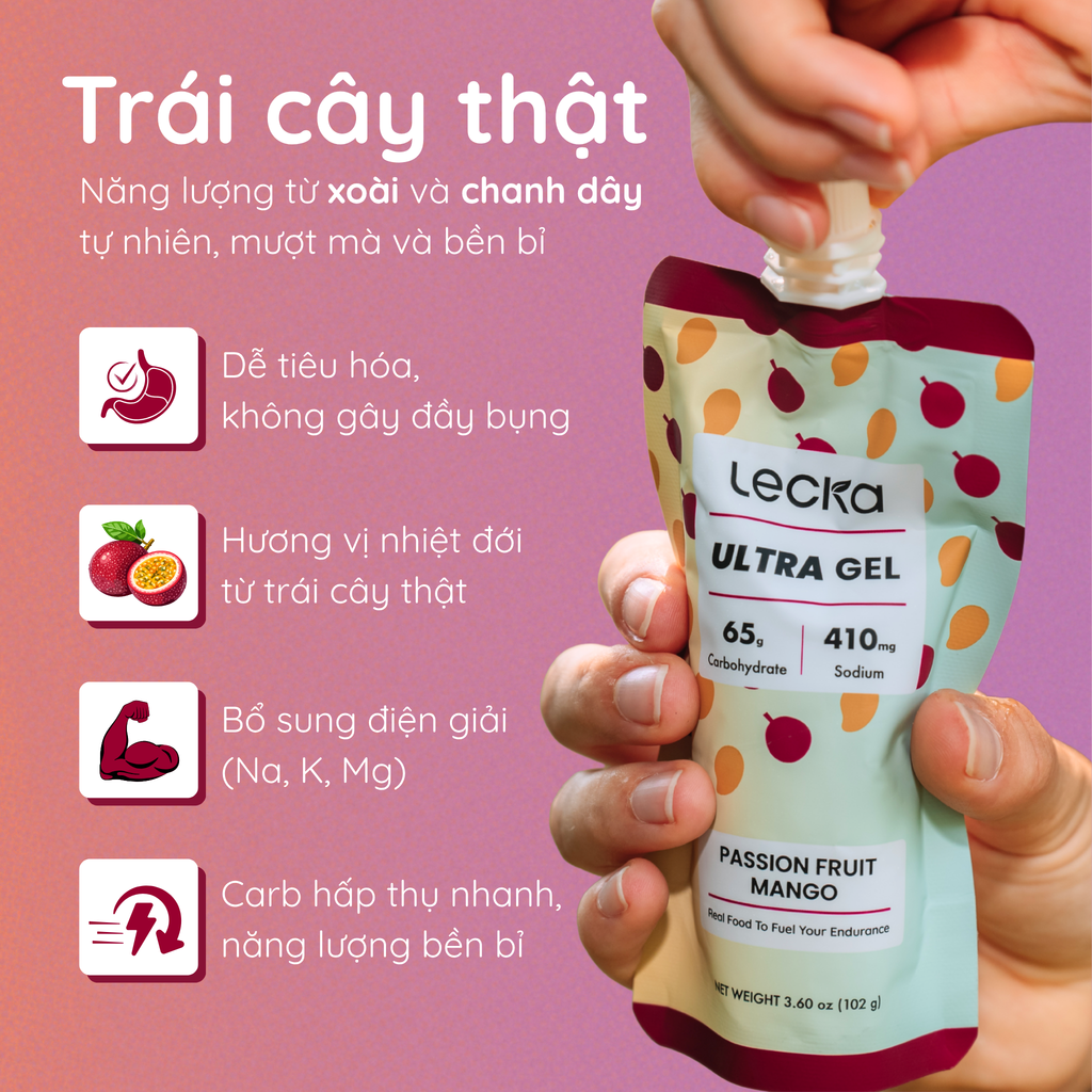 Ultra Gel vị Xoài Chanh Dây