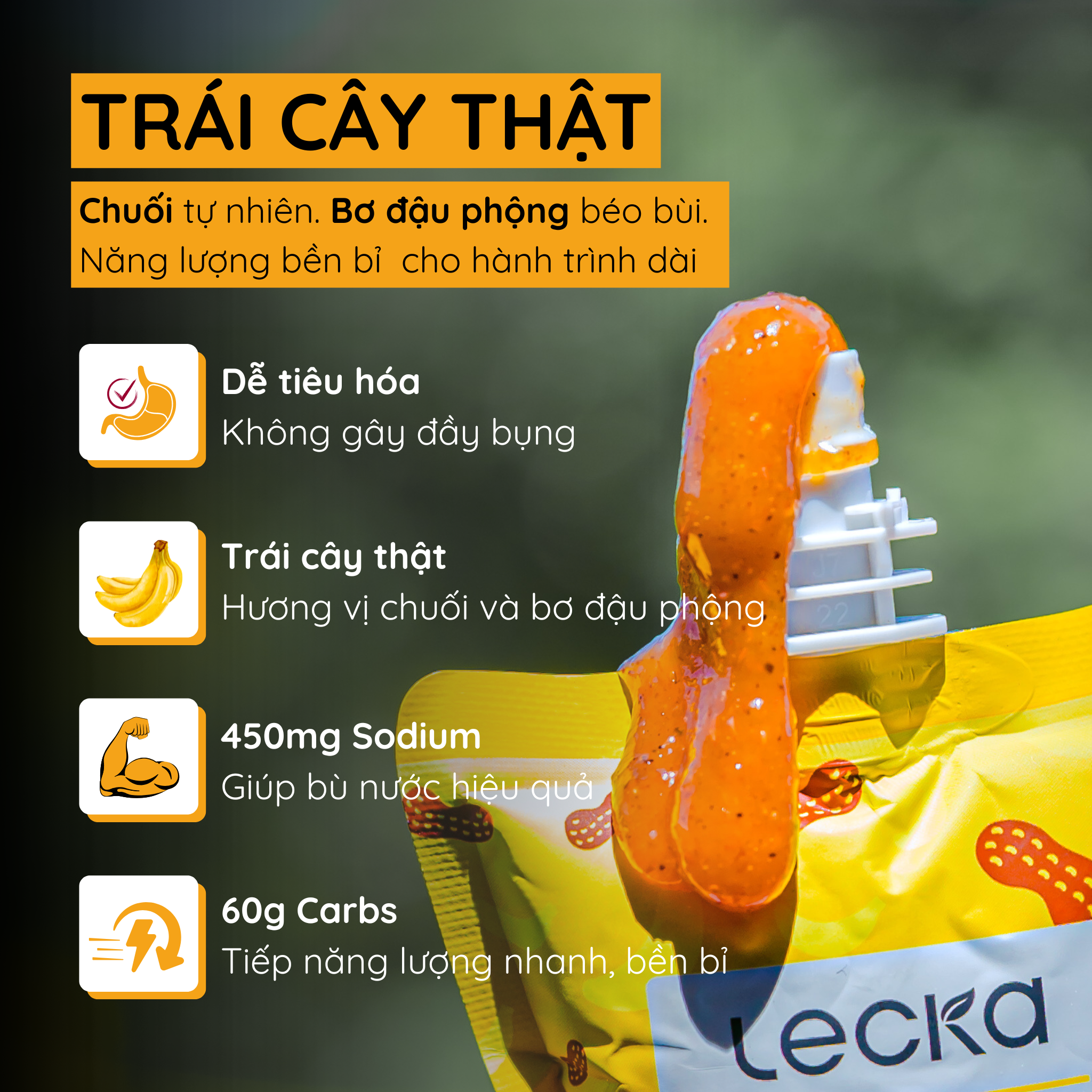 Ultra Gel Vị Chuối Bơ Đậu