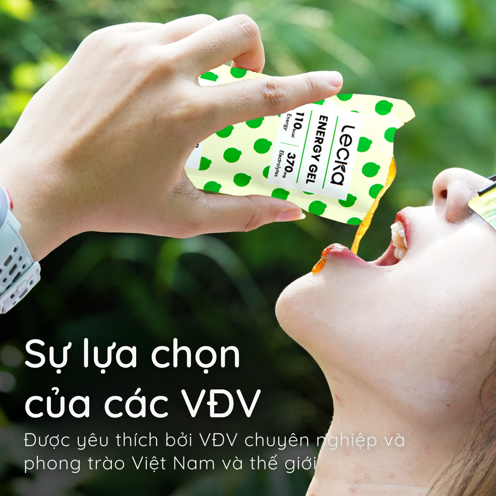Gel năng lượng vị Chanh Gừng