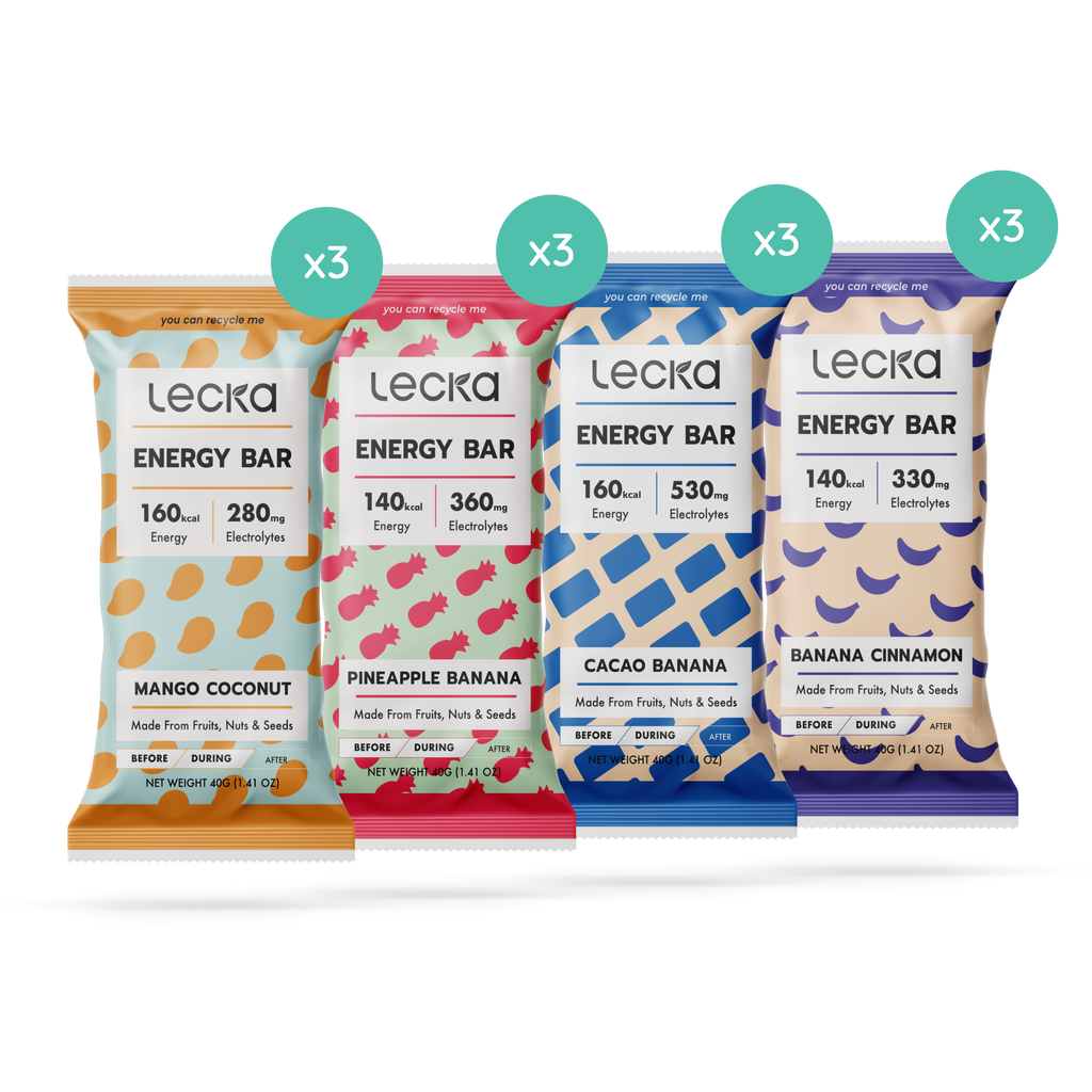 1 Hộp Thanh năng lượng Lecka Energy Bar 4 Vị Tổng Hợp