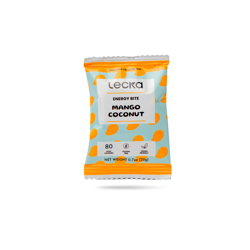 Thanh năng lượng Lecka Energy Bite 20g vị Xoài dừa