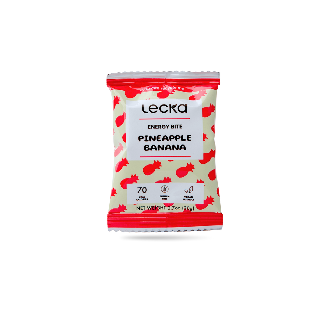 Thanh năng lượng Lecka Energy Bite 20g vị Chuối Dứa
